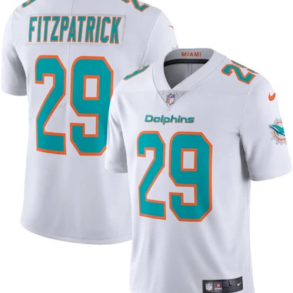 Minkah Fitzpatrick Miami Dolphins Nike Vapor Limited Jersey - White xl